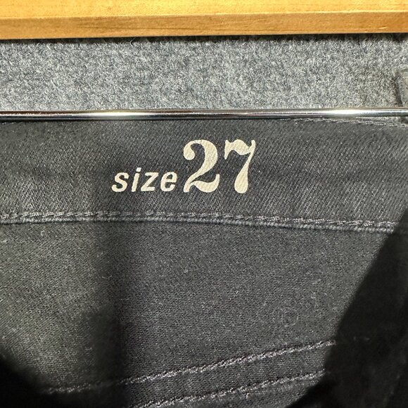 J Crew Jeans Womens 27 High Rise Skinny Black Cotton Stretch Pockets - Picture 6 of 9